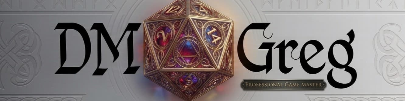 DM Greg banner