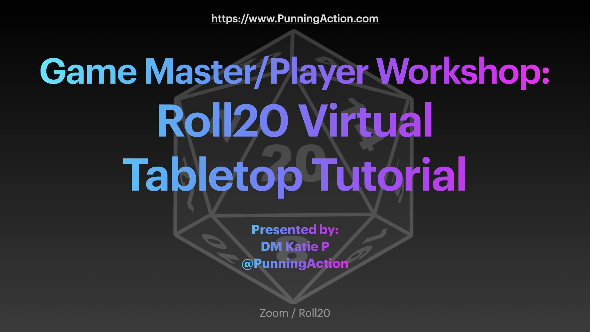 Roll20 Virtual Table Top Tutorial