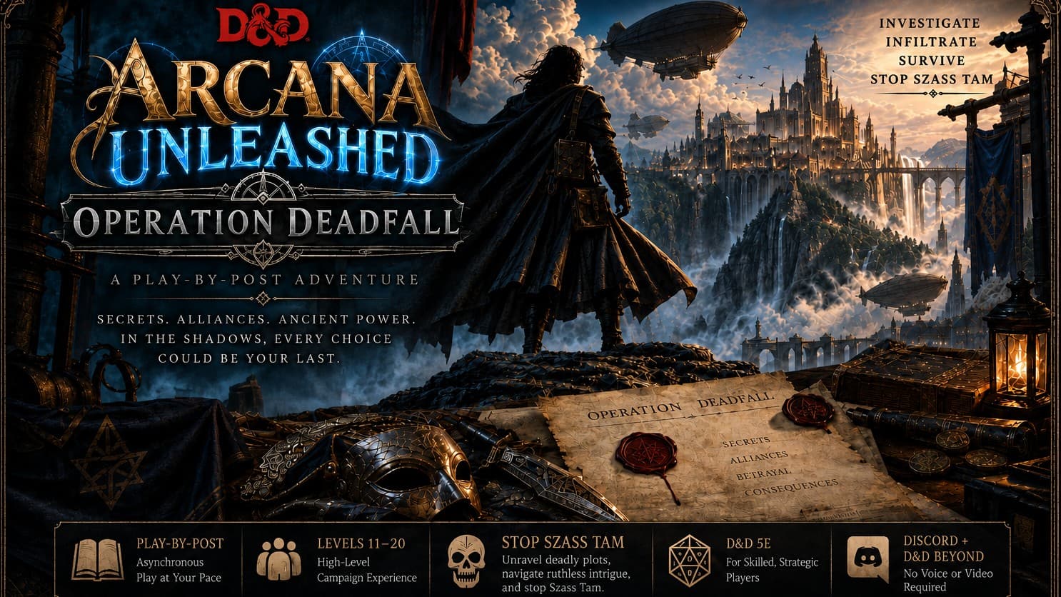 Operation Deadfall | Thayan Spy Thriller [PBP][Async]