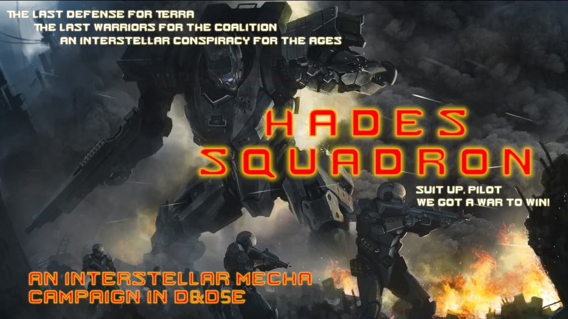 HADES SQUADRON - An Interstellar Sci-FI Mecha Campaign in D&D5e!