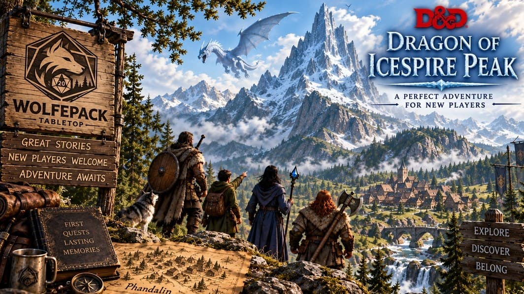 Never Played D&D? Help Take Down the Dragon of Icespire Peak!