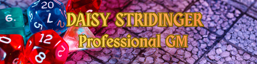 Daisy Stridinger (DnDaisies) banner
