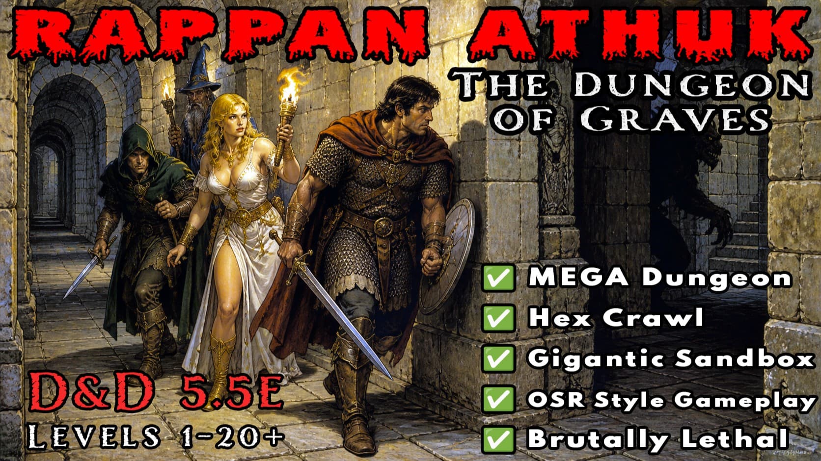 Rappan Athuk: The Dungeon of Graves (D&D 5.5e)