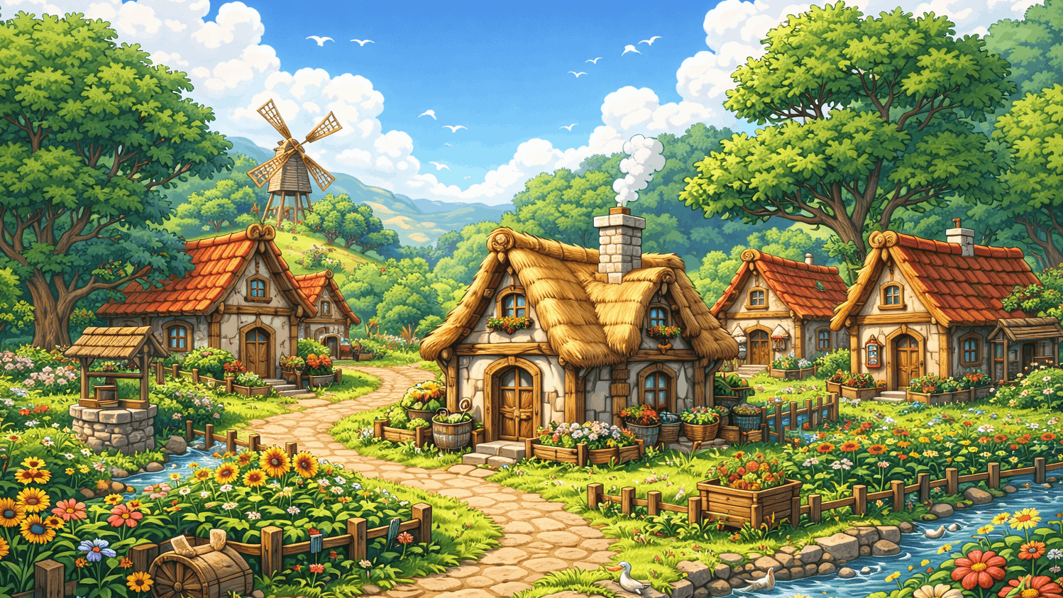 Lazy Village Life | A Slice-of-Life, Group PBP Adventure