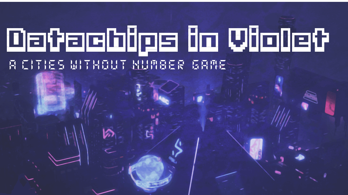 Datachips in Violet  | Cyberpunk Noir | 🏳️‍🌈🏳️‍⚧️