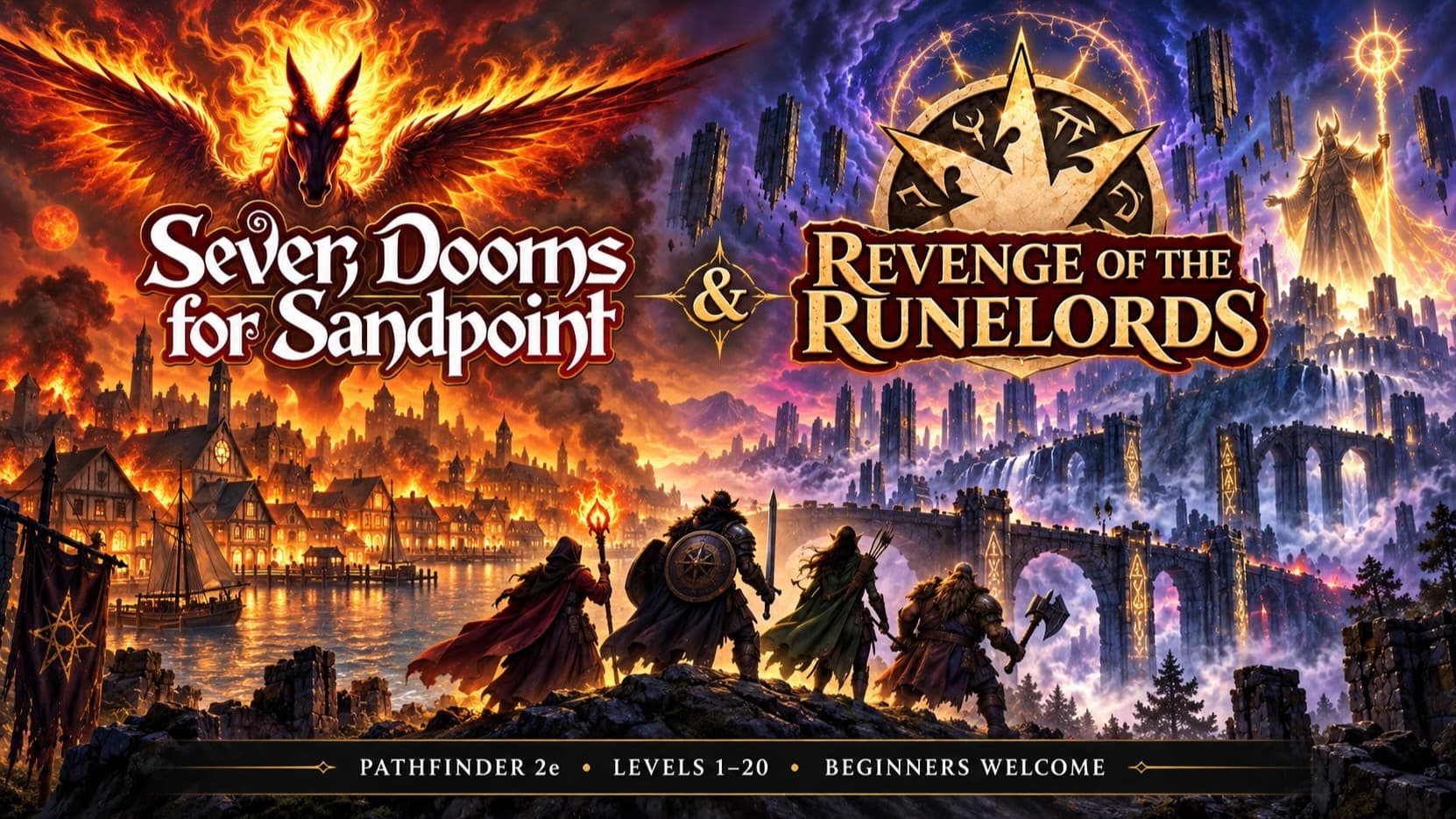 Seven Dooms to Runelords | Learn PF2e, Levels 1–20