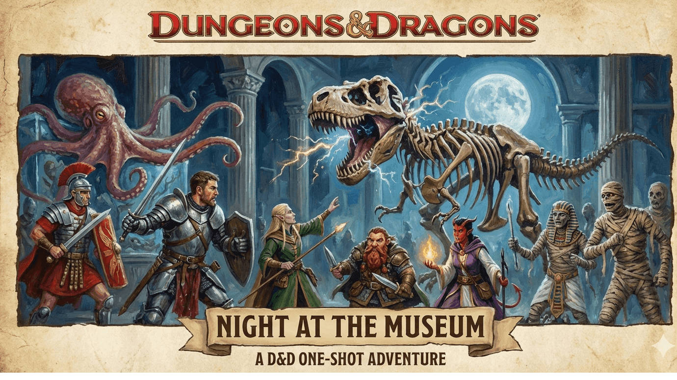 Learn to Play Dungeons & Dragons 5e: Night at the Museum