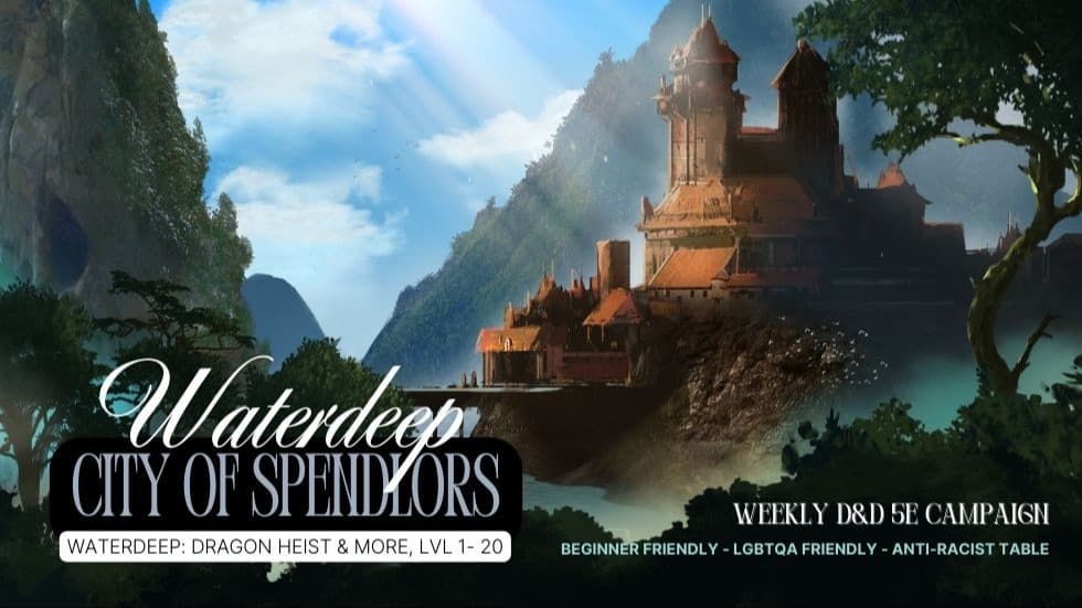 Learn to Play D&D 5e in Waterdeep: Dragon Heist!