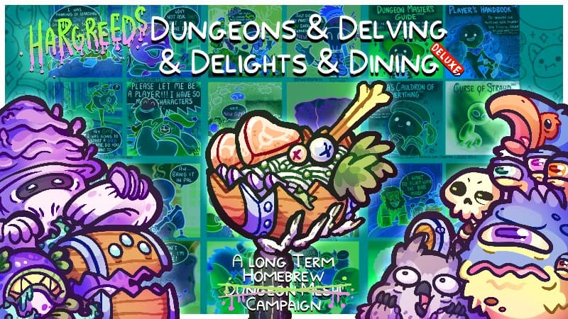 Hargreed's Dungeons & Delving & Delectables & Dining - Deluxe! 