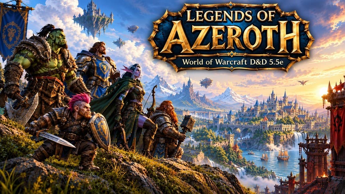 Legends of Azeroth | World of Warcraft D&D 5.5e