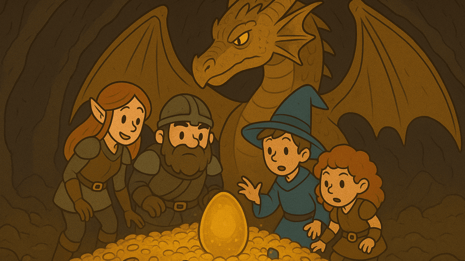 Dragon Delves: The Brazen Egg | Adventure in a Party or Go Solo!