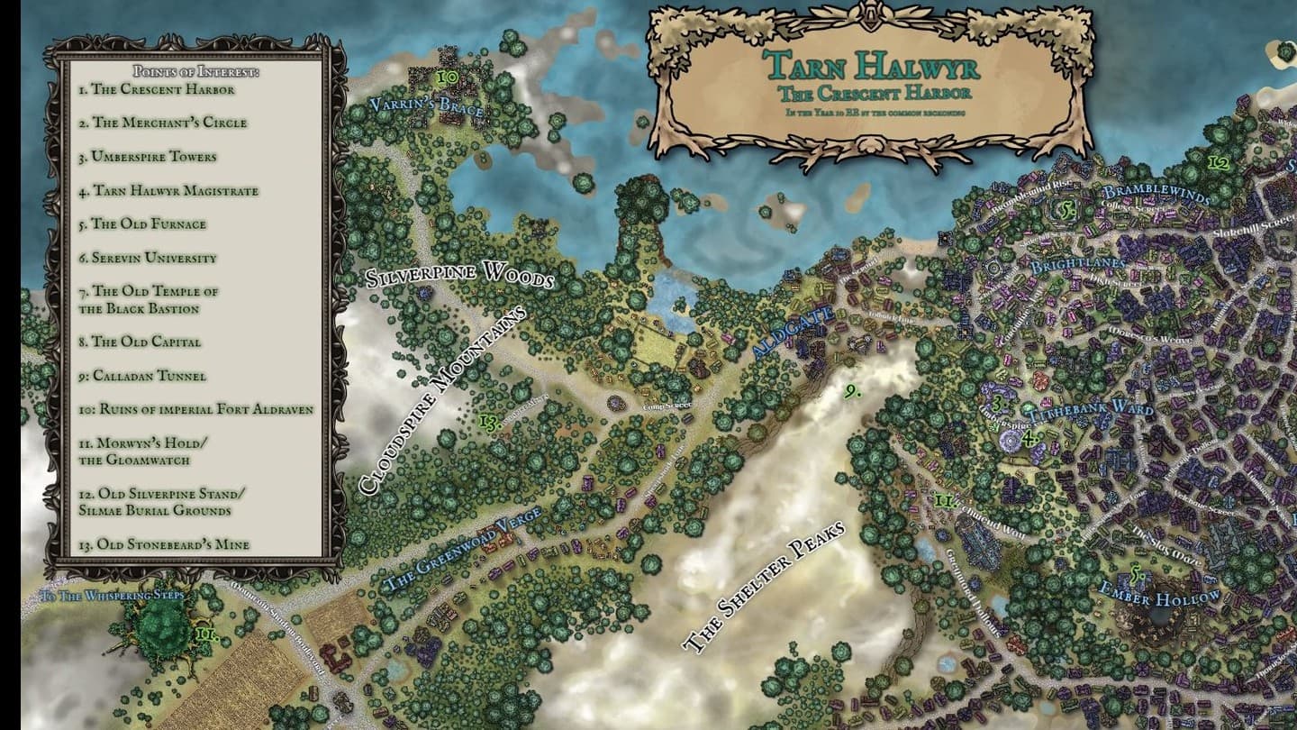 Tarn Remembers: The Empire of Lost Coastlines PF1