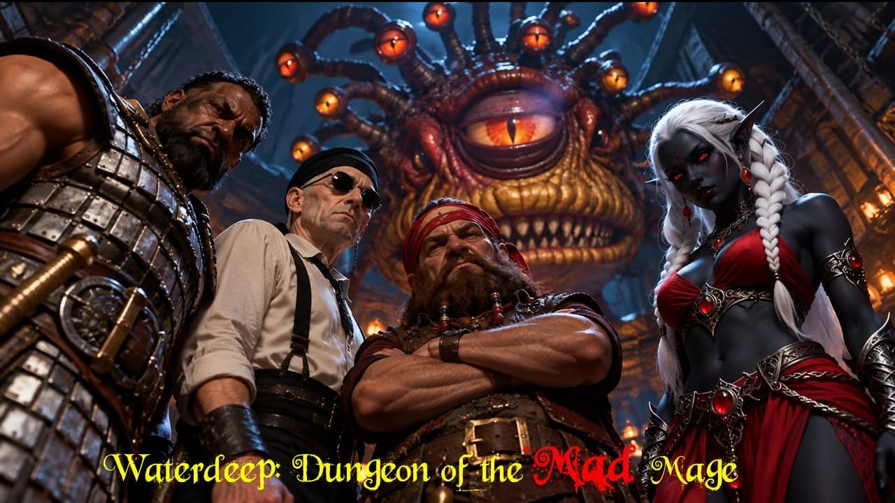 Battle crime bosses. Descend Undermountain. Face the Mad Mage.