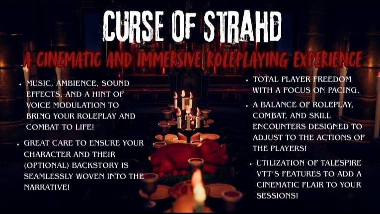Curse of Strahd: A Cinematic and Immersive Experience 
