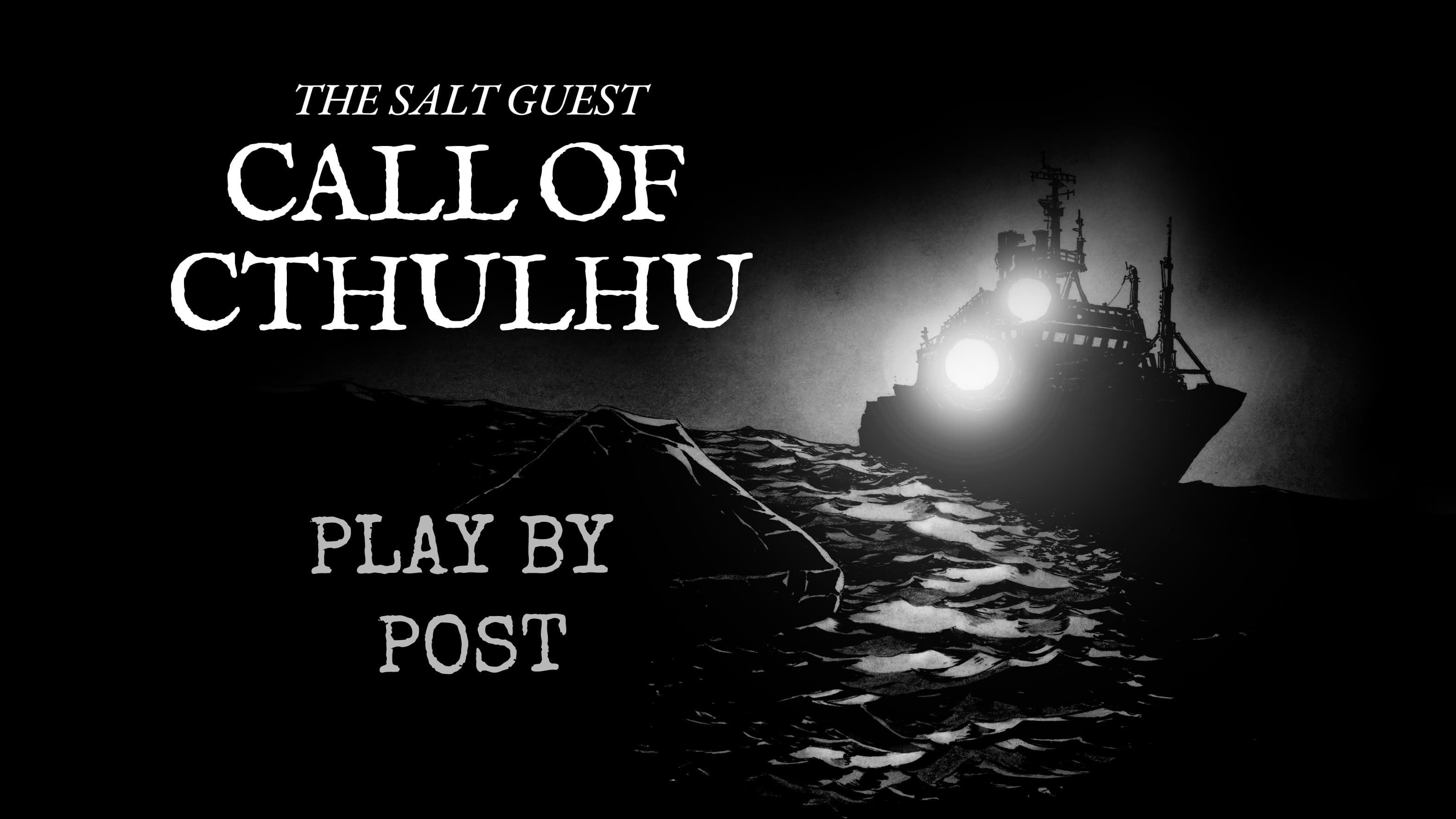 THE SALT GUEST |Play by Post| Horror in the Pacific Ocean