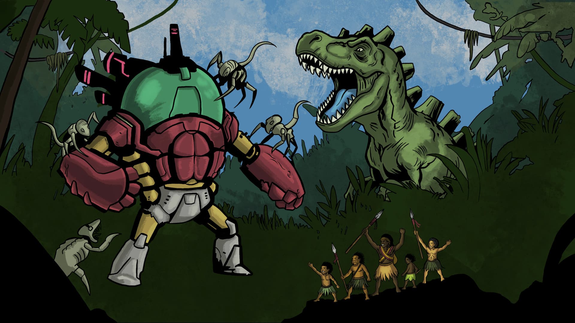 HARD SUIT PRIMAL - BioMecha Mayhem in a Prehistoric World