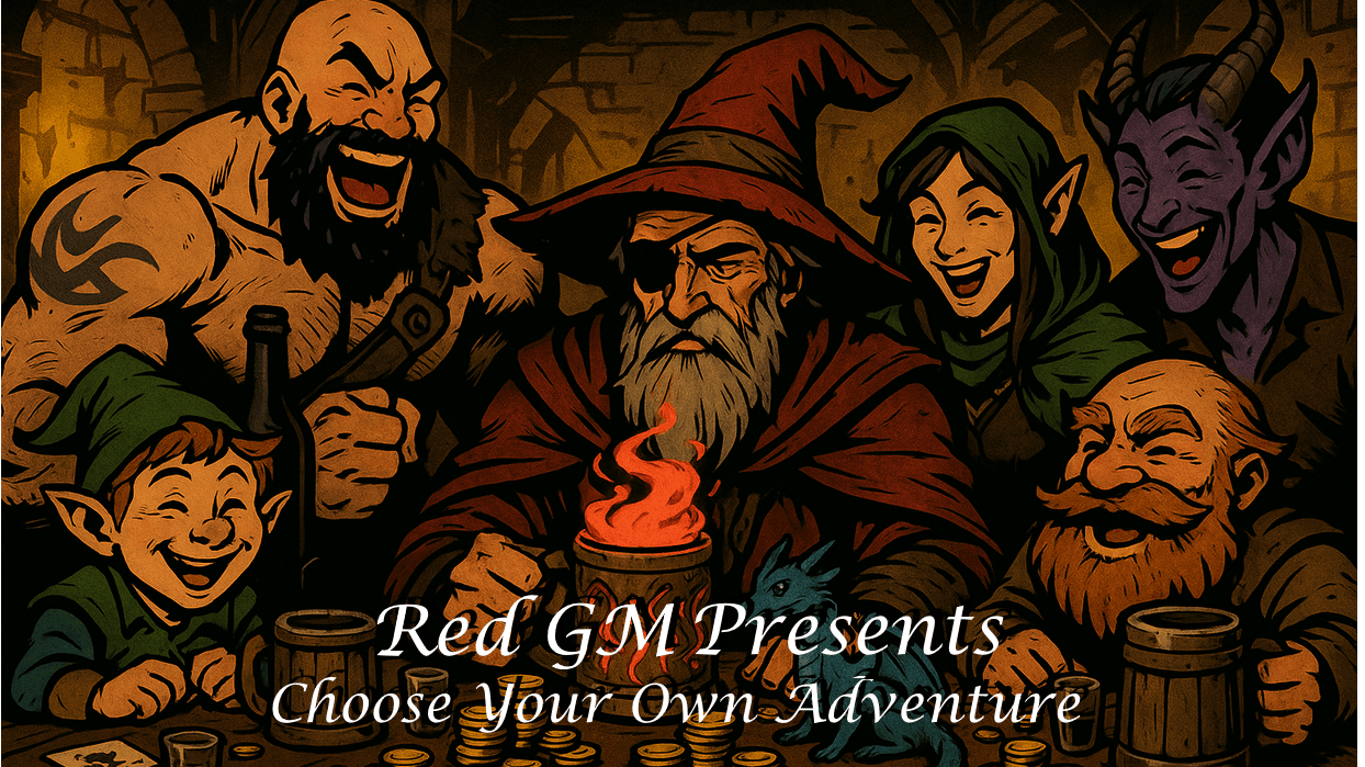 Red GM Presents: Choose Your Own Adventure