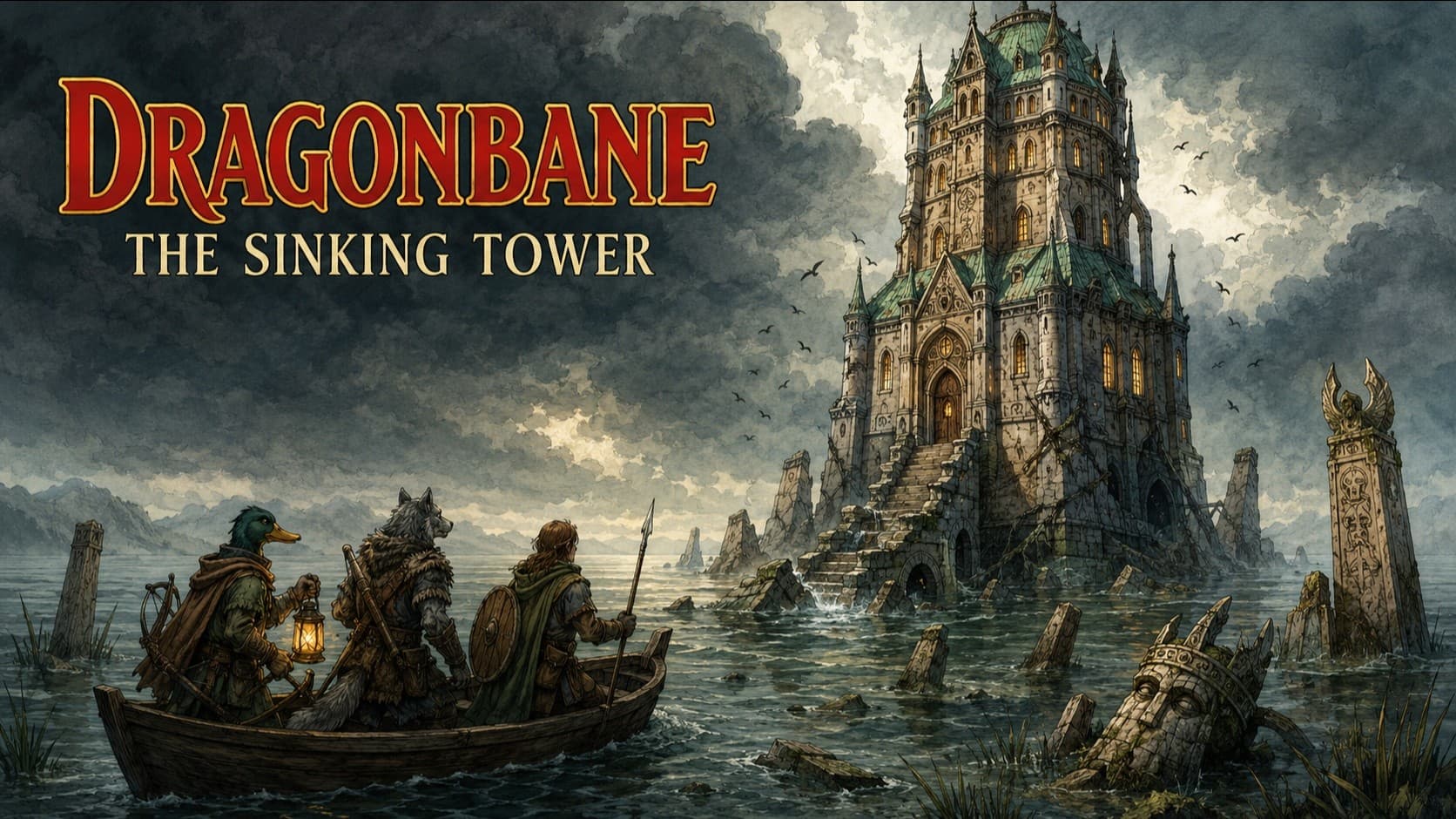 Dragonbane: The Sinking Tower  [Learn To Play]