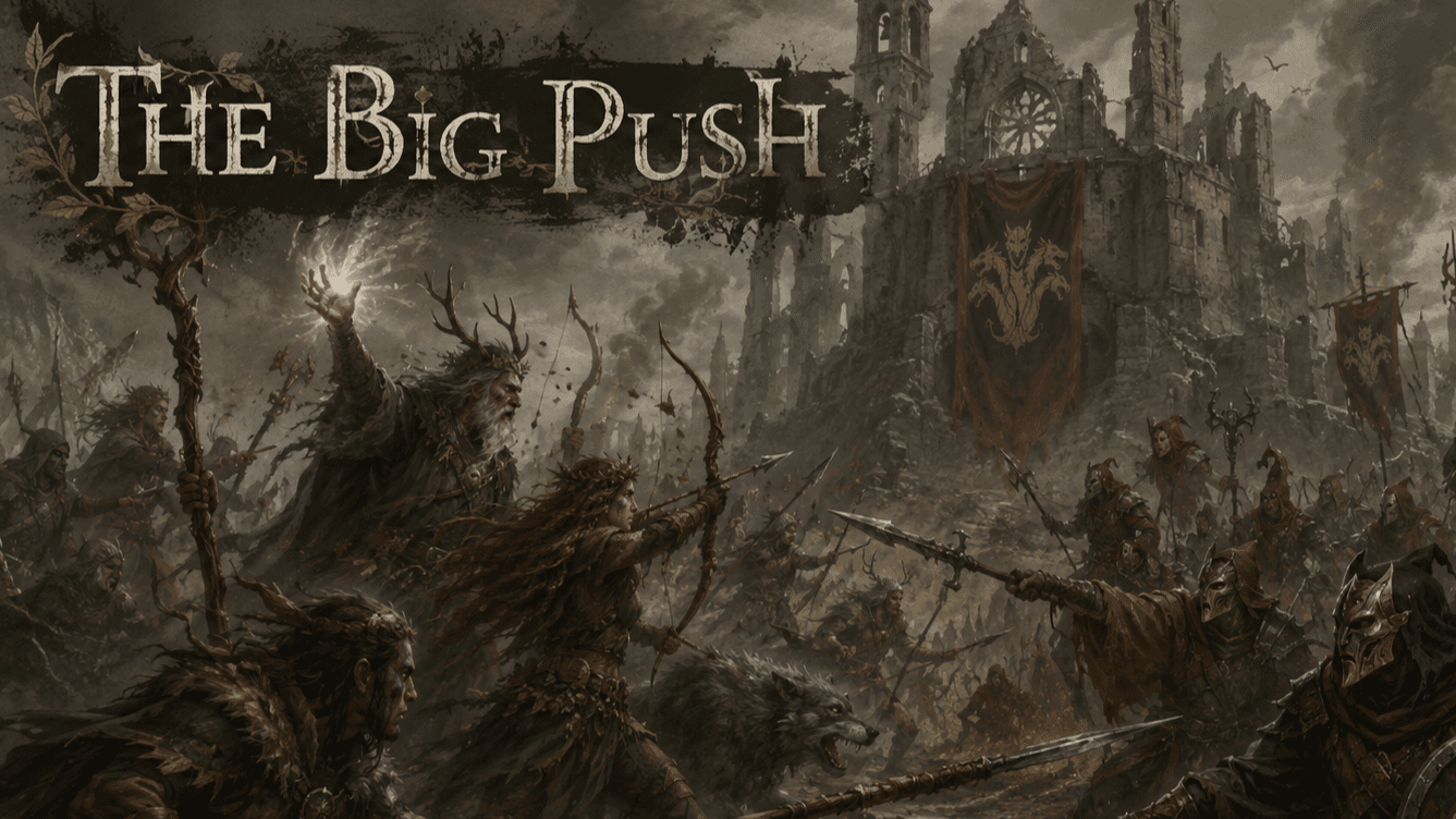 The Big Push | Level 7 one-shot | Assault an enemy fortress!