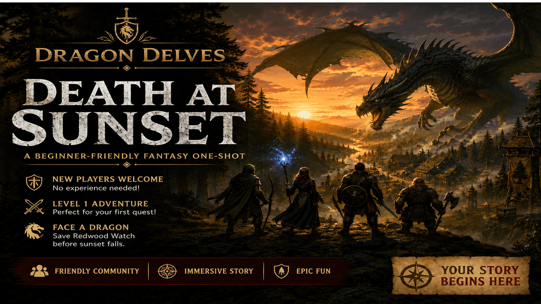 Dragon Delves: Death at Sunset