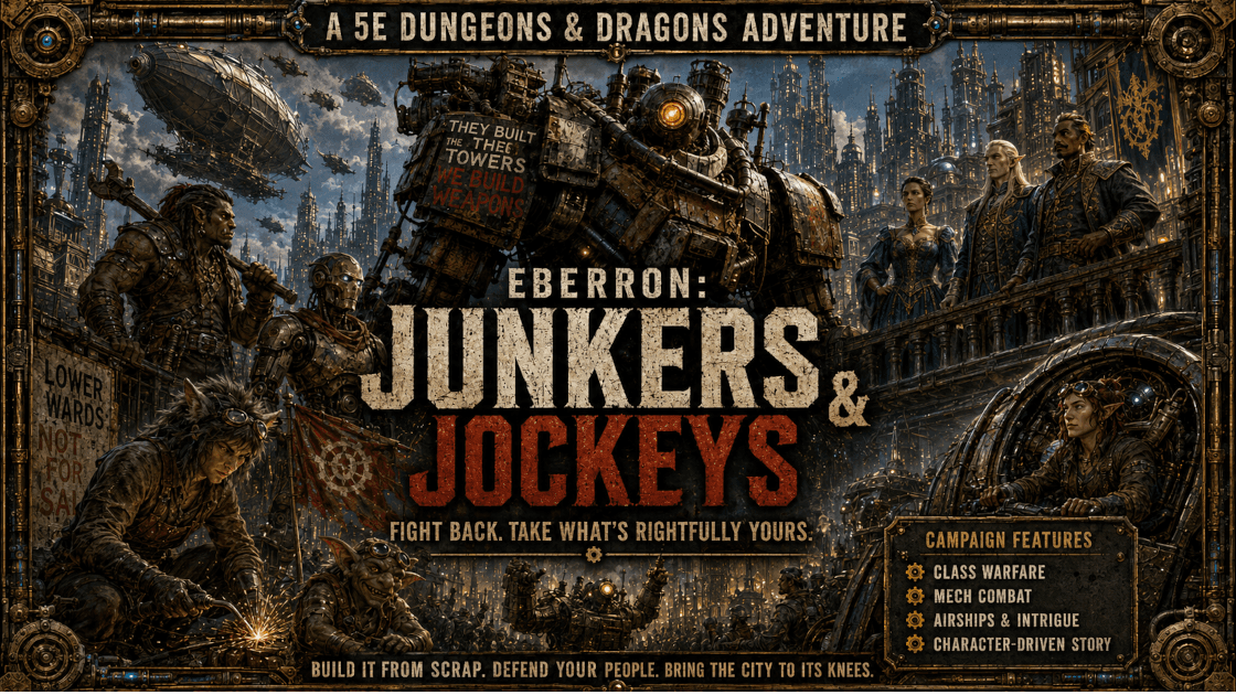 Eberron: Junkers & Jockeys 5e D&D Campaign