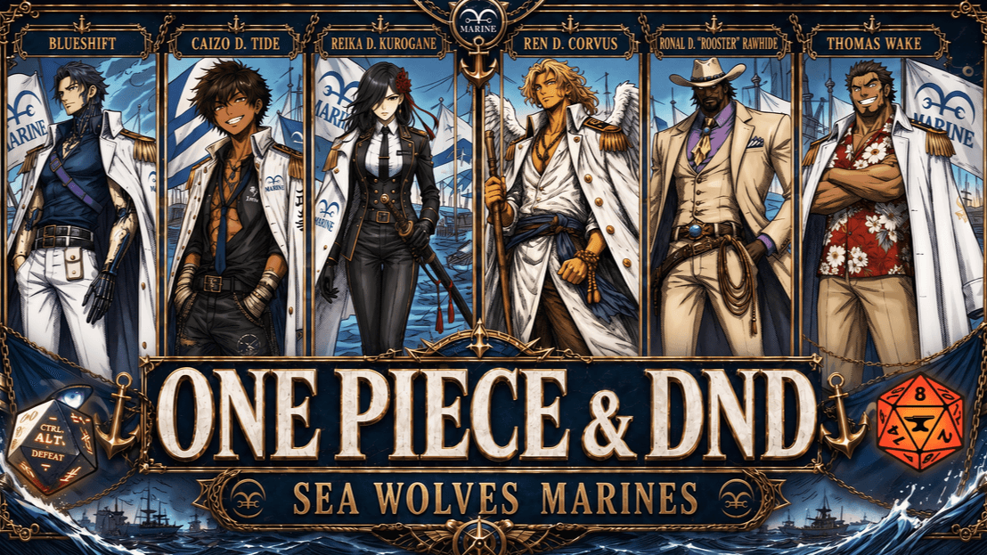 One Piece┇𝕊𝕖𝕒 𝕎𝕠𝕝𝕧𝕖𝕤ˡᵛˡ7 Marine Anime Homebrew Sandbox