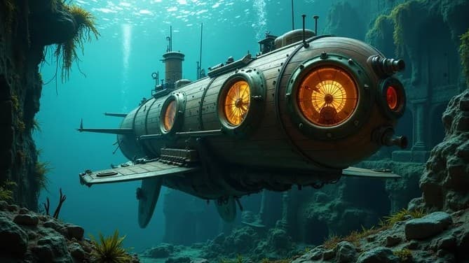 Lvl. 6 Steampunk Eldritch Horror Deep Sea Expedition One Shot