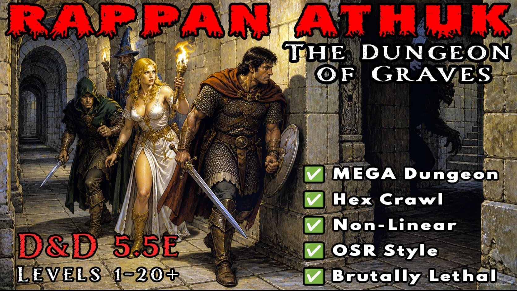 Rappan Athuk: The Dungeon of Graves (D&D 5.5e)