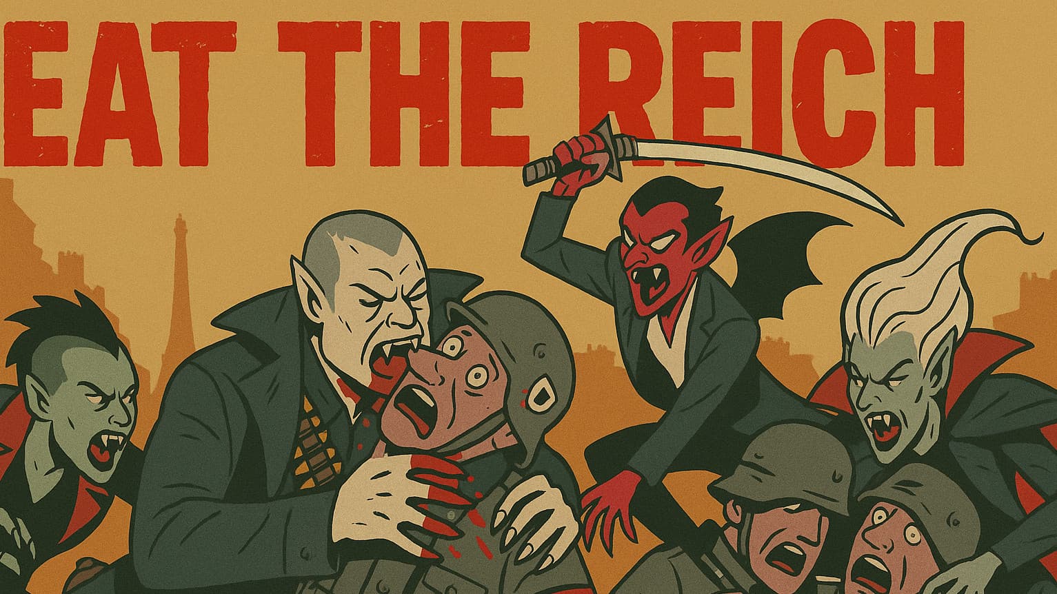 🏳️‍🌈 KILL HITLER, DRINK BLOOD, BE GAY: Eat the Reich for Pride