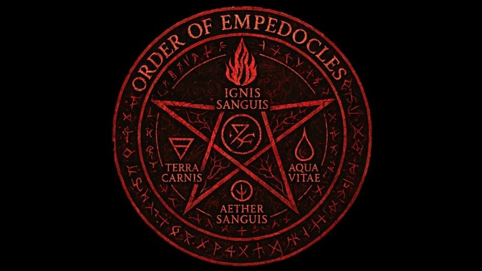 The Order of Empedocles: A cult set on world domination