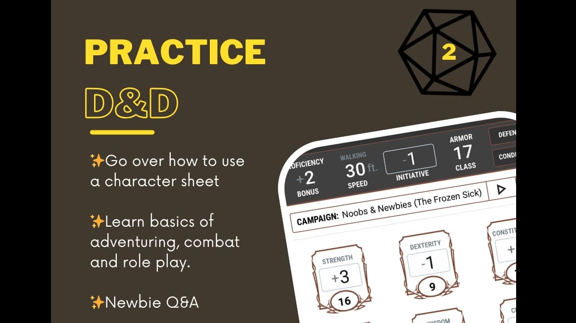 Practice D&D