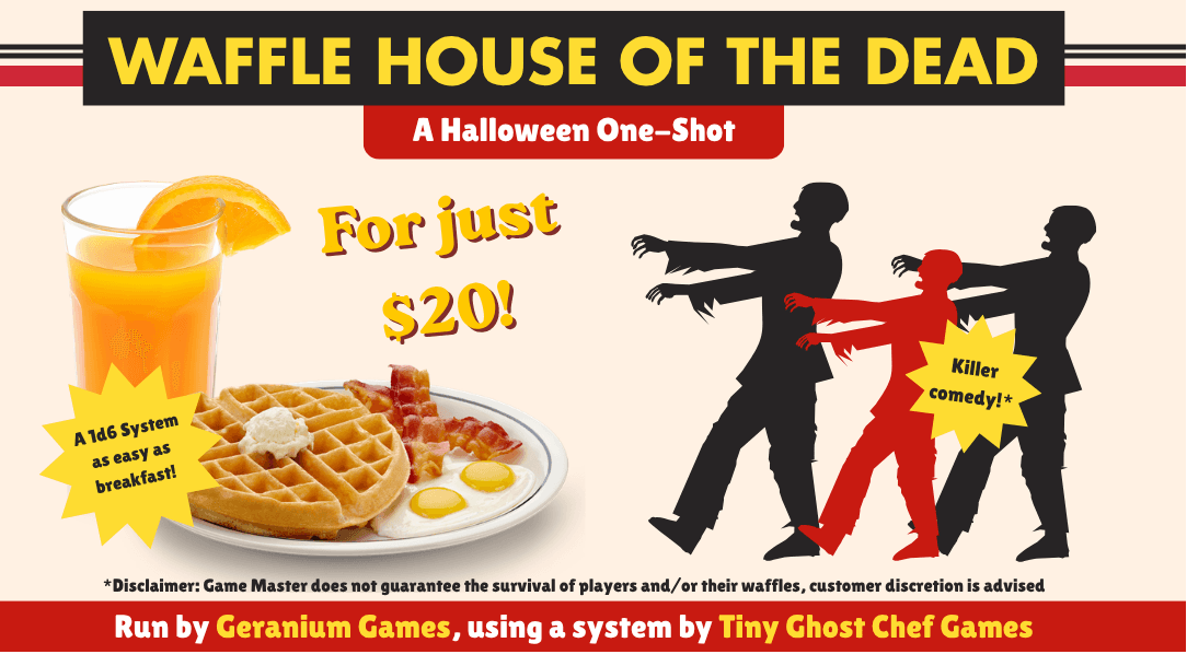 🧇Waffle House of the Dead - A Halloween One Shot🧟