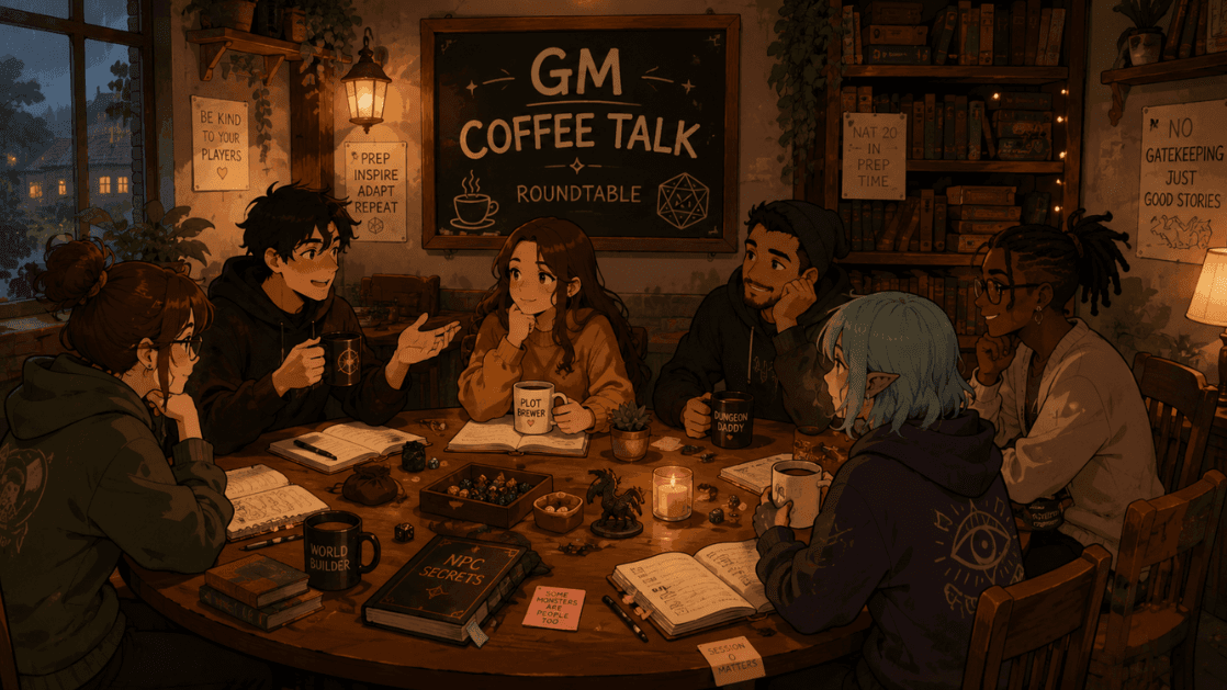 So I GM and...  | Cozy GM Roundtable for New and Veteran GMs
