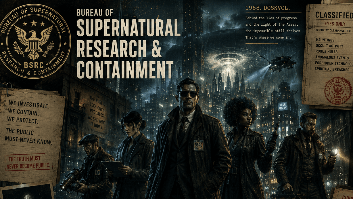 Bureau of Supernatural Research and Containment - Blades '68