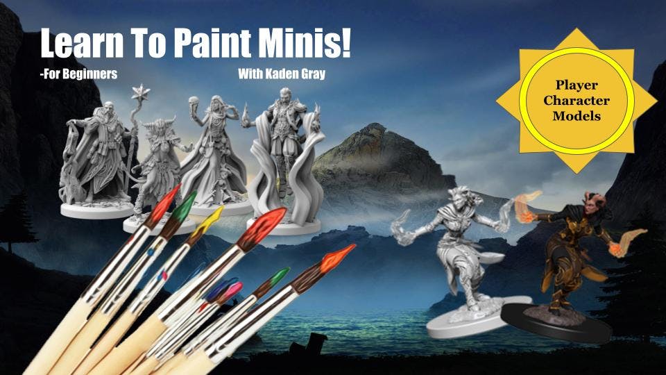 Learn to Paint MINIS! -For Beginners
