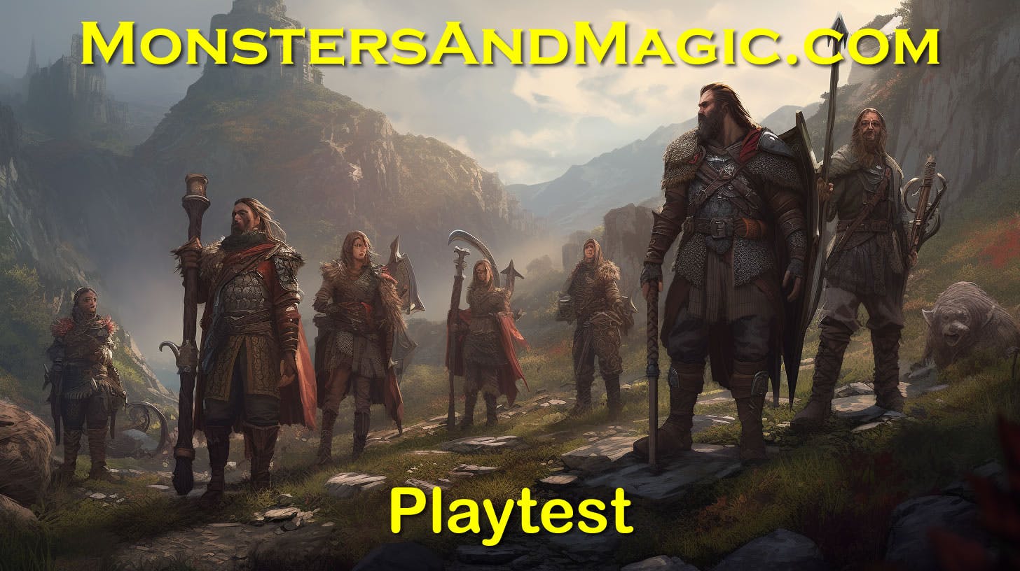 Monsters and Magic Playtest
