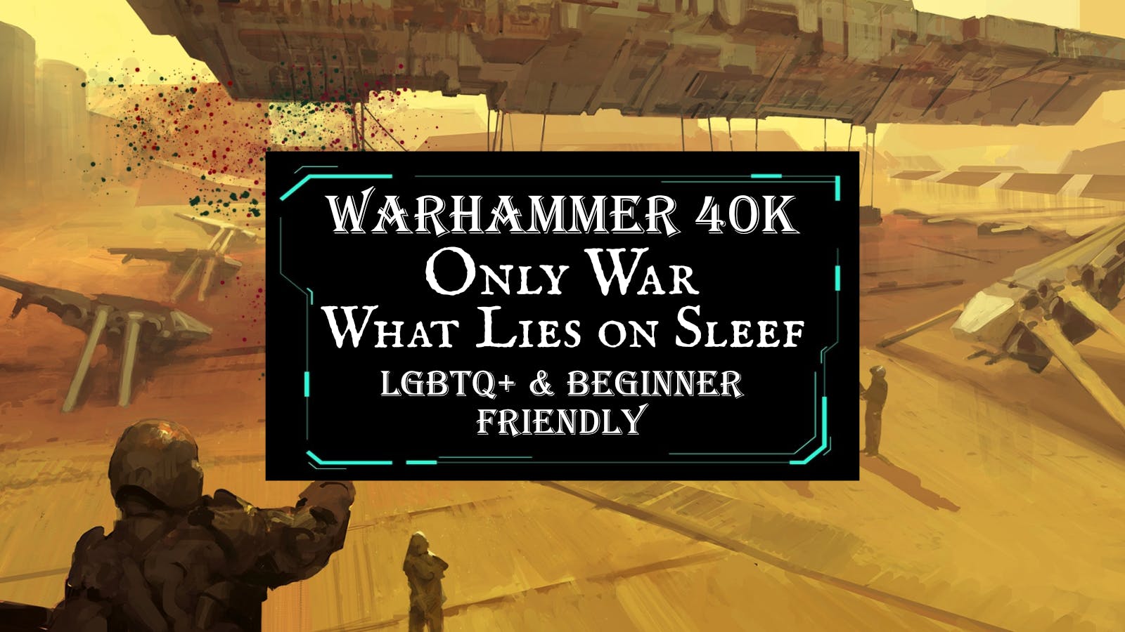 W40k: Only War ~ Grimdark Future Roleplay | 🏳‍🌈 + Beginner Friendly!