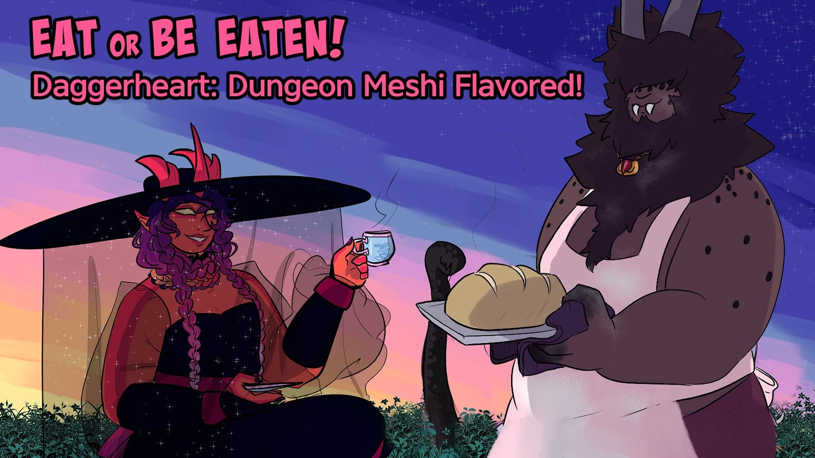 Eat or Be Eaten: Daggerheart Dungeon Meshi flavored! Roleplay heavy, Resource management, Cook up monsters!