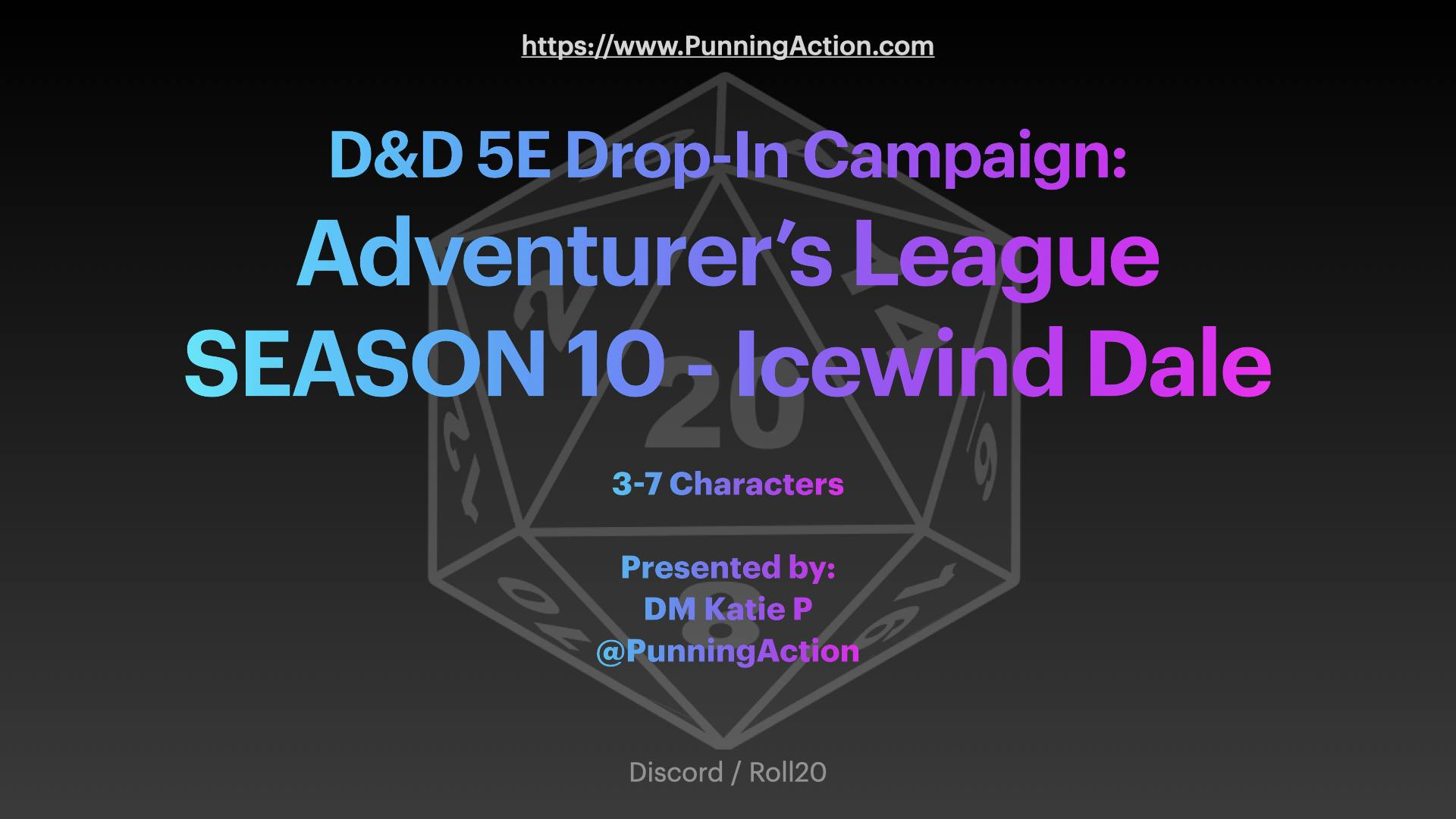 Adventurer's League | Season 10 Icewind Dale Drop-in Campaign | Tier 1