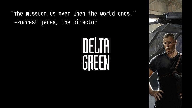 Delta Green, a game of modern Mythos horror